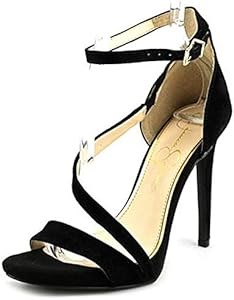 Черные замшевые туфли-стилетты Jessica Simpson Rayli с каблуком 11,4 см и регулируемыми ремешками 10022273