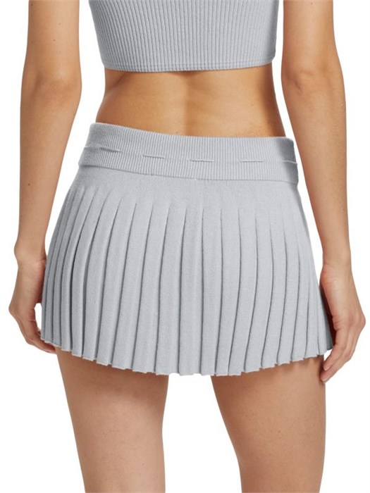 Мини-юбка Guizio Cielo с эластичным поясом и складками, 45% нейлон, 55% вискоза 11225760