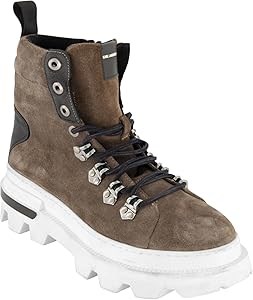 Мужские замшевые ботинки KARL LAGERFELD с боковой молнией и резиновой подошвой 11240224