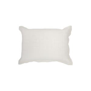 Pom Pom At Home Наволочка Owen из стеганого льна, 100% лен с хлопковой подкладкой, легкая и мягкая 10048238