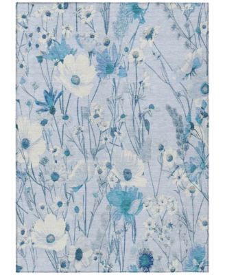 Addison Ковер Chantille ACN1503 54x76 см, цветочный мотив, ультратонкий, машинная стирка, 100% полиэстер 11226695