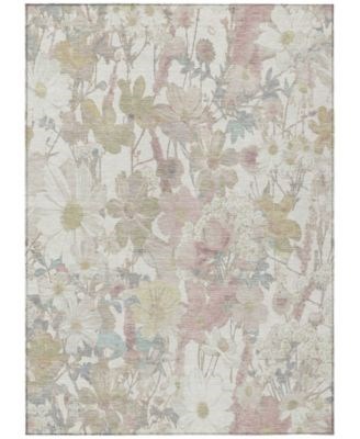 Addison Коврик Chantille 5',x7',6 , с цветочным узором, ультратонкий, пригоден для машинной стирки, 100% полиэстер 11228130