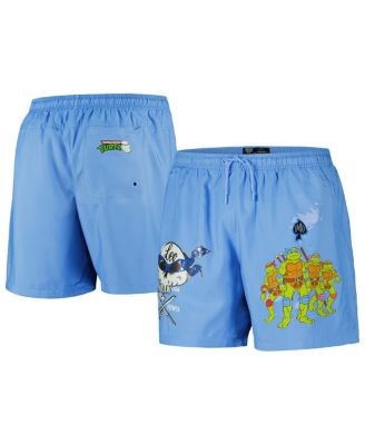 Мужские голубые шорты Leonardo Teenage Mutant Ninja Turtles с принтом и сетчатой подкладкой, Freeze Max 11177126