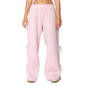 Edikted Домашние молодёжные штаны Claudette Bow с широкой штаниной и эластичным поясом, 60% полиэстер, 40% хлопок 10048201