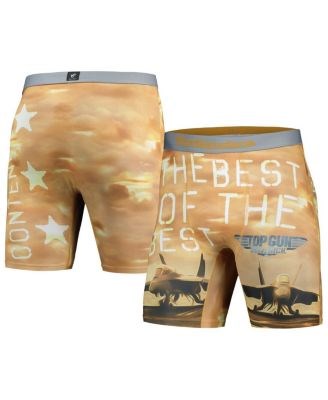 Contenders Clothing Мужские оранжевые боксеры Top Gun: Maverick из гипоаллергенной ткани и с жаккардовым поясом 11222552