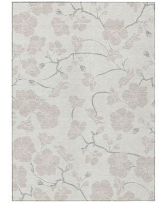 Addison Ковёр с цветочным узором в современном стиле, размер 3,04 м x 4,27 м, высота ворса 0,48 см, подходит для внутренних и наружных помещений 11176304