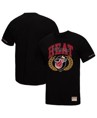 Чёрная футболка с коротким рукавом и принтом Miami Heat NBA x Michelob Ultra Rewind II от Mitchell &amp, Ness 11239051