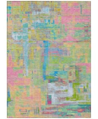 Addison Стильный ультратонкий моющийся коврик с абстрактным узором 5',х7',6 , (152х229 см), защищенный от УФ-лучей 11225536