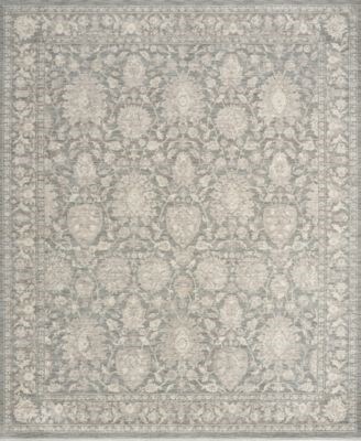Nourison Home Коврик Shadows SHW08 183x274 см, с классическим персидским цветочным узором, 100% полиэстер 11228225