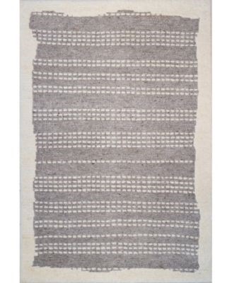 Bashian Коврик из натуральной овечьей шерсти с геометрическим узором, размер 5', x 8',, ворс высотой 1,25 см, современный стиль 11176179