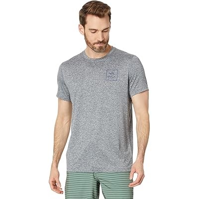 Мужская футболка для серфинга RVCA с короткими рукавами, стандартного кроя, из 88% полиэстера и 12% эластана 11237533