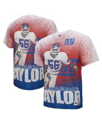 Мужская серая футболка Mitchell &amp, Ness из коллекции Lawrence Taylor с короткими рукавами, 85% полиэстера 11221835