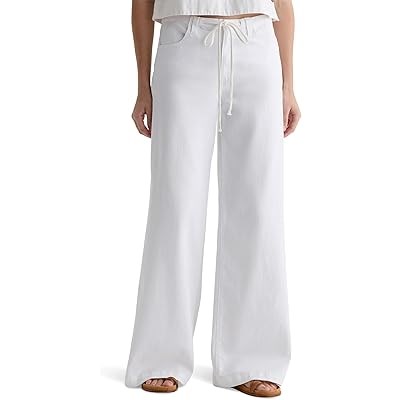 AG Jeans Джинсы Palado AG Stella с высокой талией и завязками, два кармана спереди и сзади, 72% хлопок 11234480