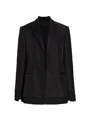 Блуза Proenza Schouler Bronte из шерсти с отделкой из органзы, 98% шерсти, итальянское качество 11169286