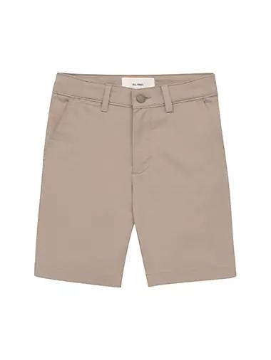 Dl1961 Молодёжные шорты Jacob из мягкого хлопка с 98% содержанием, классическим кроем и застёжкой на молнии 10043388