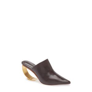 Мюли Noella от Cult Gaia из гладкой кожи с закругленным вырезом, каблуком и острым носком 10043292