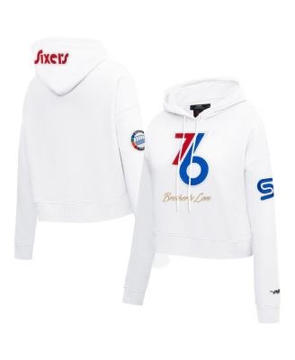 Худи женское Philadelphia 76ers 2024/25 City Edition с фактурными нашивками от Pro Standard 11222872