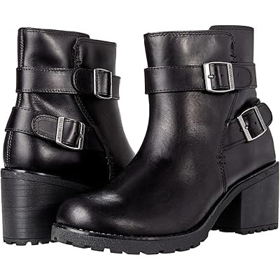 Кожаные ботинки Harley-Davidson Lalanne с двумя ремешками и устойчивым каблуком 11177547