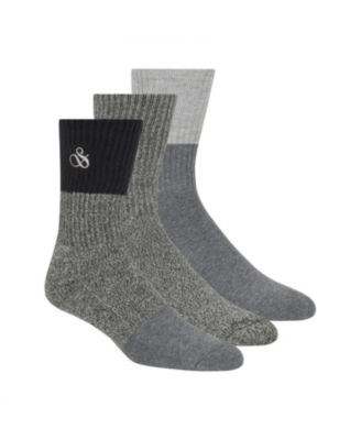 Носки для мужчин Scotch &amp, Soda, 3 пары, с ребристым узором и мягкой подошвой, размер 41-46 11172972