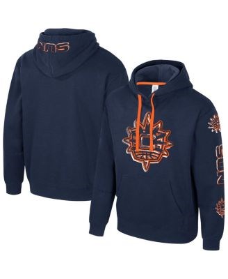 Stadium Essentials Молодежное синее худи с капюшоном Connecticut Sun Elementized из мягкого флиса, 80% хлопка 11222907