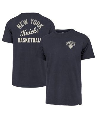 ',47 Brand Мужская синяя футболка New York Knicks Turn Back Franklin из 100% хлопка с графическим дизайном, коротким рукавом 11239031
