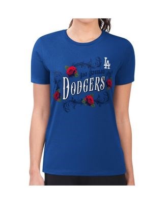 G-Iii Футболка молодежная Los Angeles Dodgers Retro Roses с коротким рукавом, хлопок 60%, полиэстер 40% 11238509