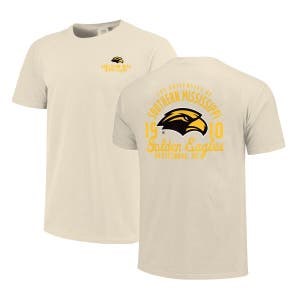 Image One Мужская ультрамягкая хлопковая футболка с маскотом Southern Miss Golden Eagles от Comfort Colors 10049136