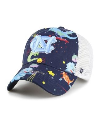 ',47 Brand Темно-синяя регулируемая бейсболка в стиле North Carolina Tar Heels с динозаврами и космосом для мальчиков и девочек 11173824