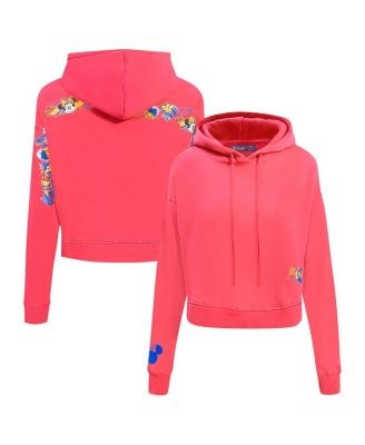 Короткое молодёжное худи с принтом Минни и Дейзи от Freeze Max, лонгслив, 85% хлопок 11239060