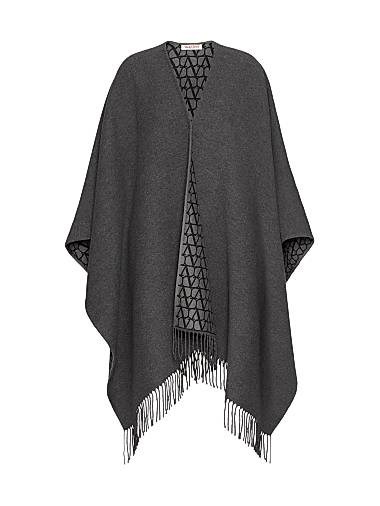 Пончо Valentino Garavani Double Toile Iconographe из шерсти, шелка и кашемира, Италия 11167639