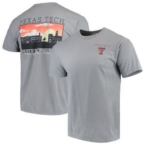 Image One Мужская футболка из 100% хлопка с коротким рукавом и комфортным кроем Texas Tech Red Raiders Team 10048013