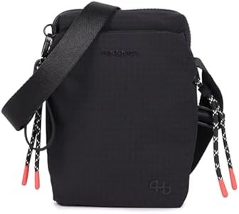 Hedgren Женская прочная полиэстеровая сумка-шарк для телефона на плечо с регулируемым передним карманом 11240826