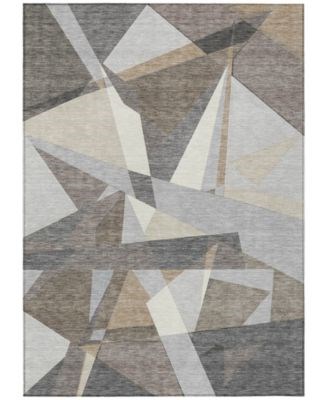 Addison Коврик Chantille ACN1613 ультратонкий с геометрическим дизайном, 53x76 см, 100% полиэстер 11226798