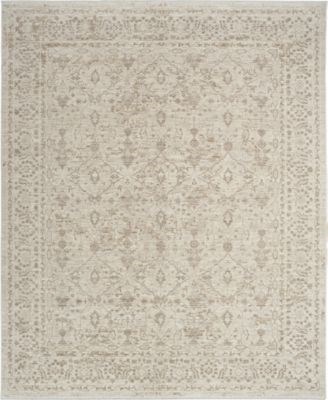 Nourison Home Ковёр Shadows SHW05 9',x12', с классическим цветочным узором, 0,30 см, полиэстер, для интерьера 11228256