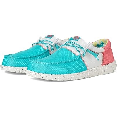 Кроссовки Hey Dude Wally Tri Party Animal с легкой резиновой подошвой и дышащим верхом 11170947