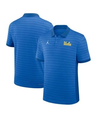 Мужское синее поло от UCLA Bruins 2025 с короткими рукавами и технологией Dri-FIT от Jordan 11222916
