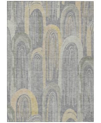 Addison Коврик для прихожей 70x230 см с геометрическим абстрактным рисунком, ультратонкий, машинная стирка, 100% полиэстер 11226818