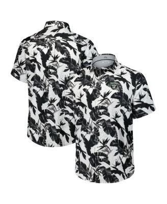 Мужская черная рубашка с коротким рукавом с вышивкой Las Vegas Raiders Sunnyvale Blooms от Tommy Bahama 11222046