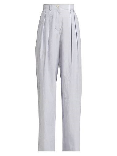 Proenza Schouler White Label Широкие высокие брюки Eleanor из льна и хлопка с карманами от Proenza Schouler 11011904