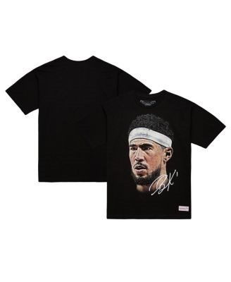 Черная классическая футболка с изображением Девина Букера от Mitchell &amp, Ness, 100% хлопок, короткие рукава 11223004