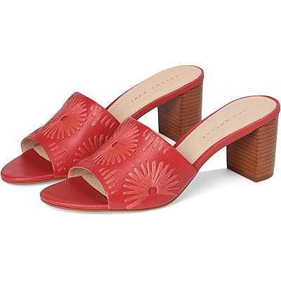 Jack Rogers Сандалии Susie из наппы и рафии с амортизацией и легкой конструкцией для комфортного ношения 11227126