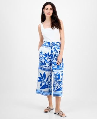 Женские широкие брюки с принтом, размеры P/XS-3X, эксклюзивно от I.N.C. International Concepts 11175743