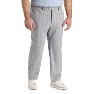 Oak Hill by DXL Удобные большие клетчатые брюки Oak Hill из полиэстера с растягивающимся поясом 10048699