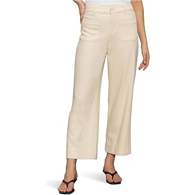 Укороченные широкие брюки Sanctuary Soft Marine из 100% хлопка с поясом и карманами 11227291