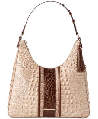 Brahmin Кожаная сумка Tabitha в духе 90-х с регулируемым ремнем и множеством карманов 11238887