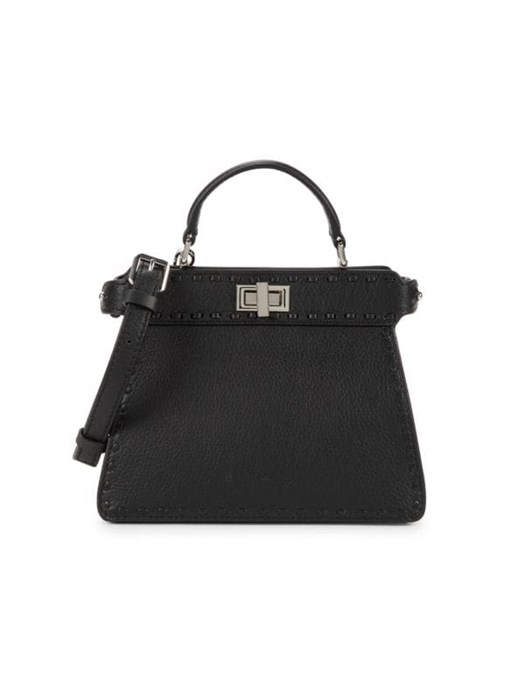 Walter Baker Мини-сумка из кожи с ручкой, съемным ремешком, защелкивающимся замком, металлическими ножками и внутренним карманом 11170092