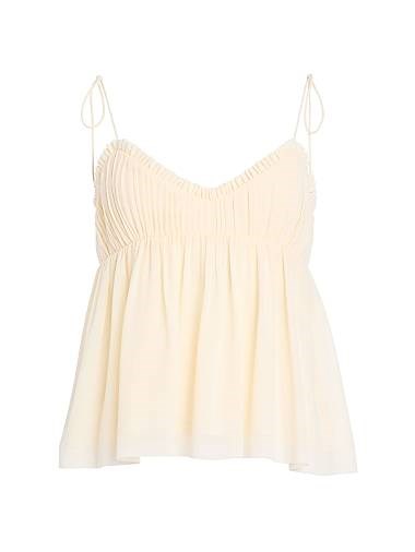 Ser.O.Ya Удобный свободный топ Maven с рюшами и регулируемыми бретелями, 100% полиэстер 11167925