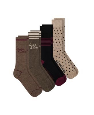 Подарочный набор из 4 пар мужских носков с узором Scotch &amp, Soda: гладкий шов и жаккардовый логотип 11173038