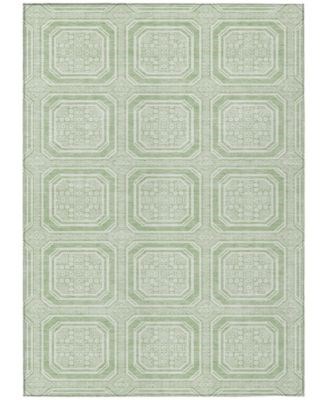 Addison Коврик для зала 3',x5', с геометрическим узором, стирается в машинке, 100% полиэстер, современный стиль 11225558