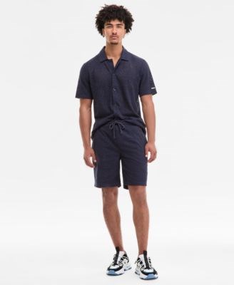 Мужские шорты Karl Lagerfeld Paris с открытым жаккардовым узором, эластичный пояс, длина 21.6 см 11239008